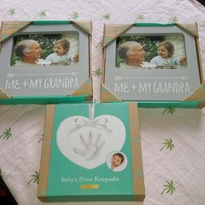 Pearhead Baby's Print Keepsake Kit - Teal and White